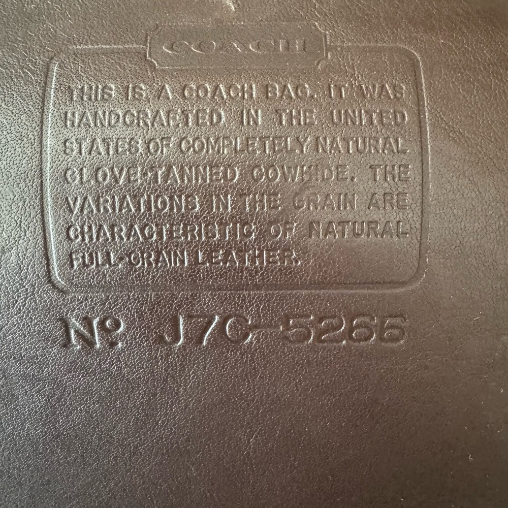 90’s Coach Beekman Briefcase - Dark Brown Leather - Picture 6 of 11